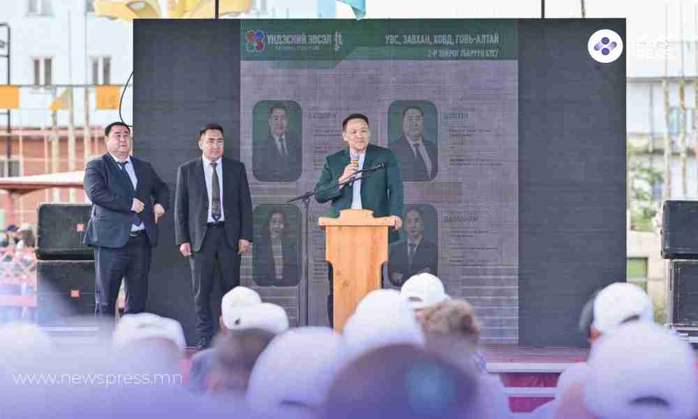 “Үндэсний Эвсэл”-ийн тэргүүн Увс, Ховд аймгийн иргэд, сонгогчидтой уулзлаа