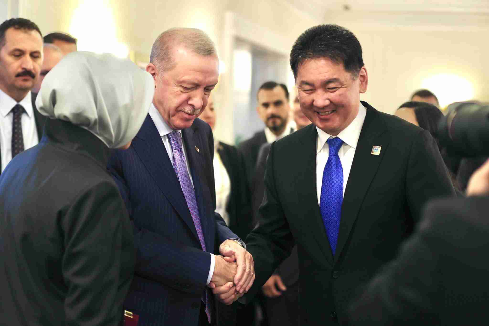 Ерөнхийлөгч У.Хүрэлсүх Бүгд Найрамдах Турк Улсын Ерөнхийлөгчтэй уулзлаа