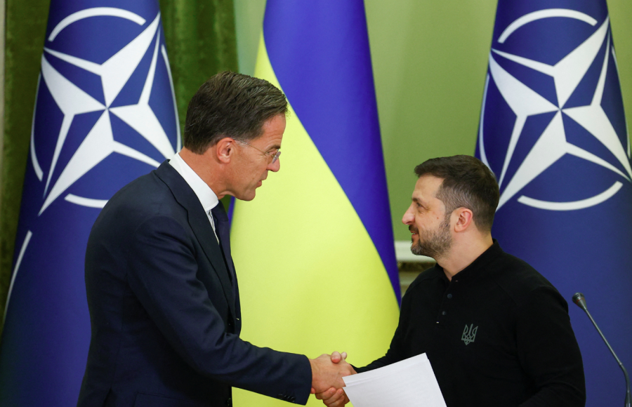 НАТО-гийн тэргүүн М.Рютте Киевт айлчилж байна