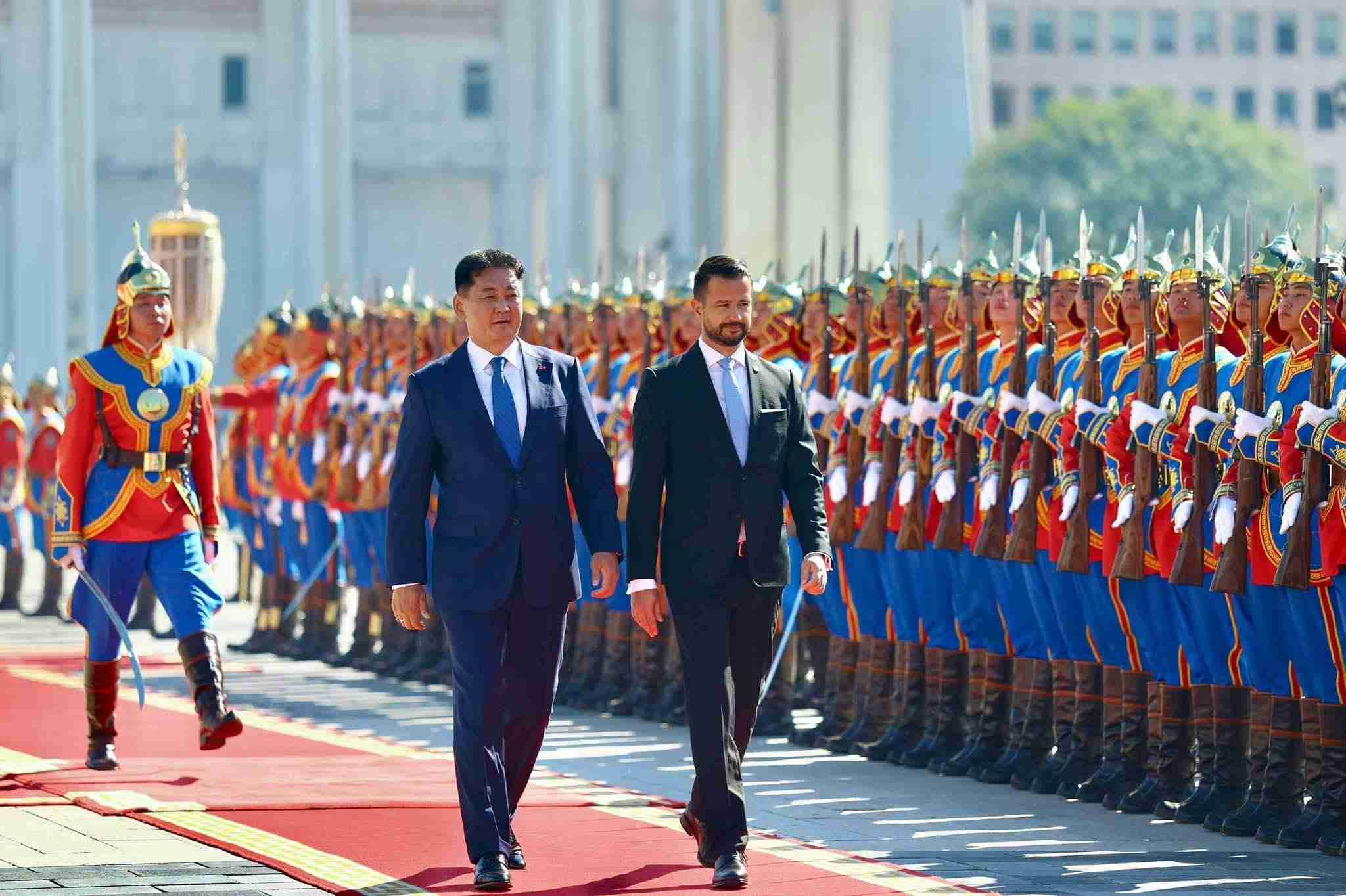 Монтенегро Улсын Ерөнхийлөгчийг албан ёсоор угтаж авлаа