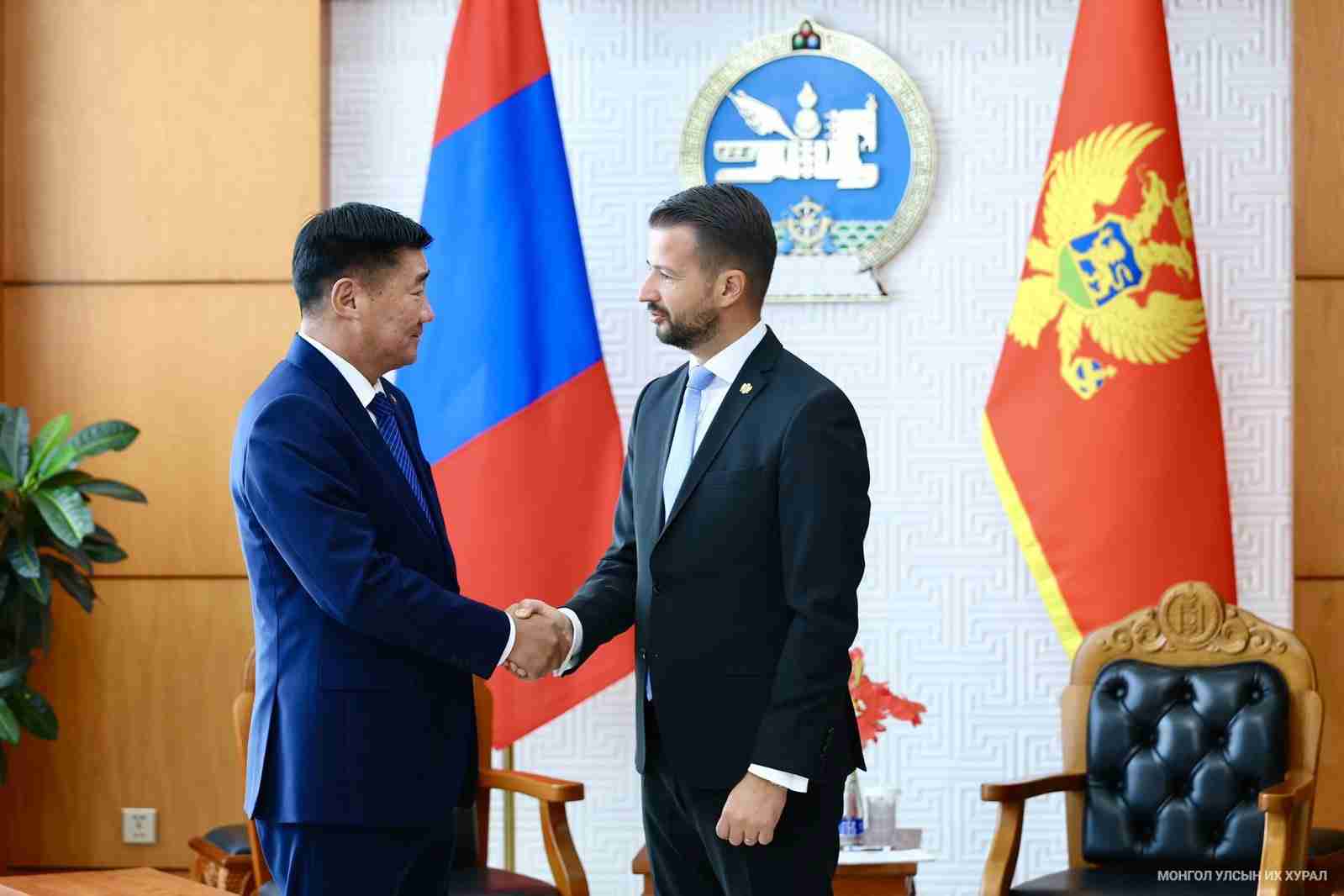 УИХ-ын дарга С.Бямбацогт Монтенегро Улсын Ерөнхийлөгч Яков Милатович-д бараалхлаа